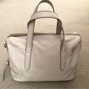 Fossil leather bag